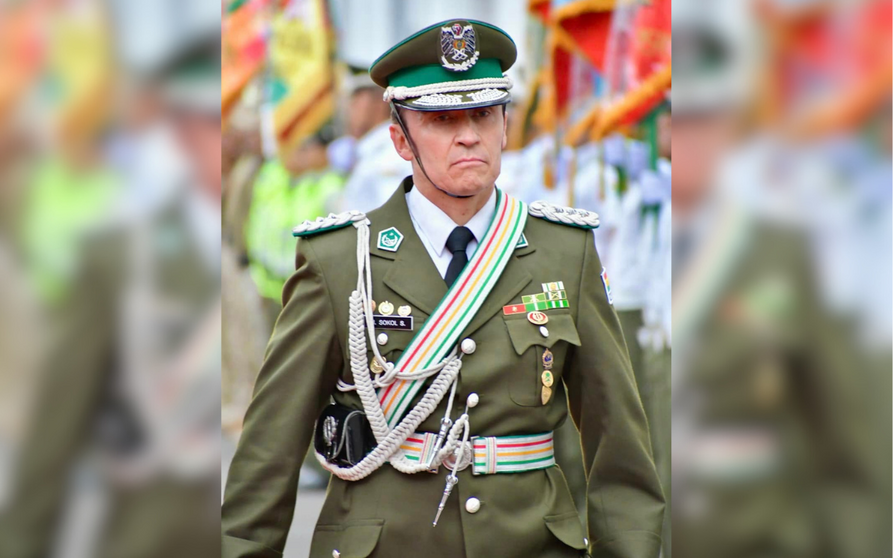 Comandante General de la Polic&iacute;a Boliviana, General Mirko Antonio Sokol Saravia. Foto: RRSS