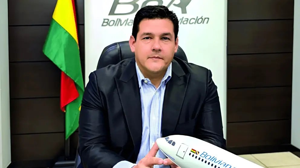 Gerente general de Boliviana de Aviaci&oacute;n (BoA), Juan Jos&eacute; Galvarro
