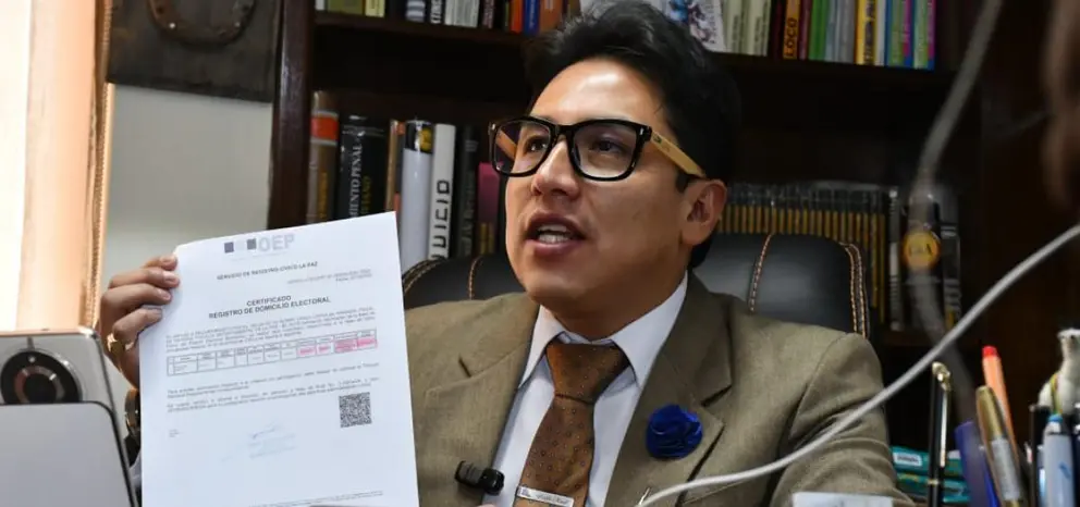 Frank Campero, abogado. (Foto. El  Alte&ntilde;o).