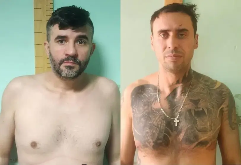 Reos fugados.