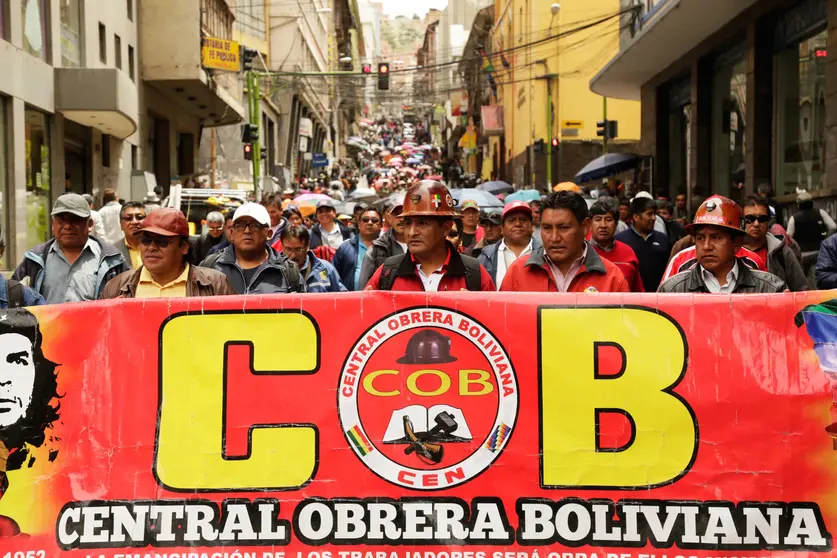 Central Obrera Boliviana. (Foto. UrgenteBo).