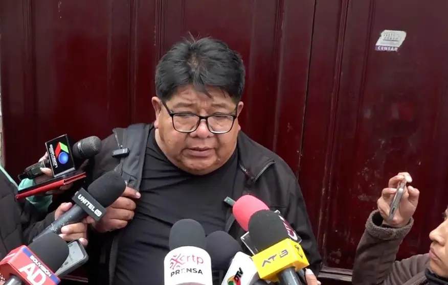 Dirigente de la Federaci&oacute;n de Choferes de La Paz, Edson Valdez. Foto: RRSS