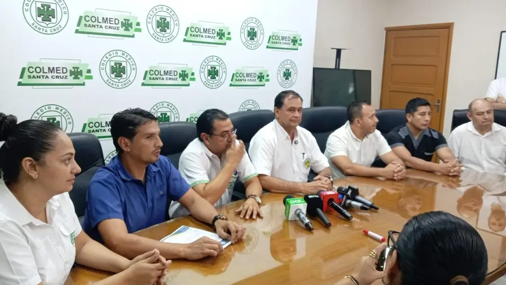 Representantes Colegio M&eacute;dico Santa Cruz.