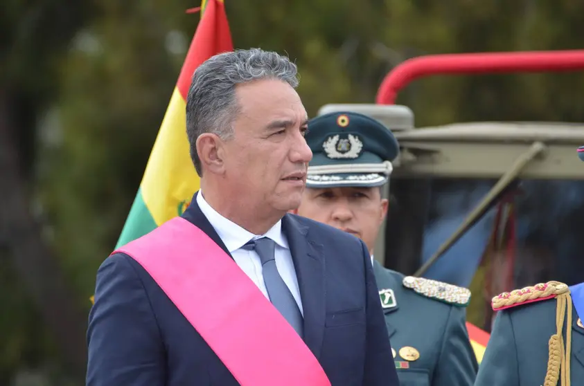 Marcelo Salinas, ministro de defensa. (Foto. RR. SS.).