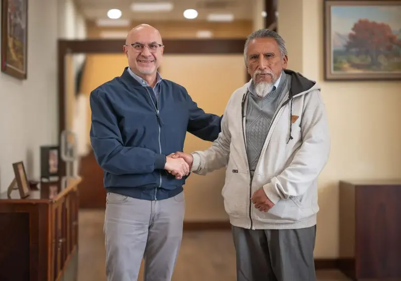 Jos&eacute; Luis Lupo (izq) y Pedro Portugal (der). (Foto. RR. SS.).