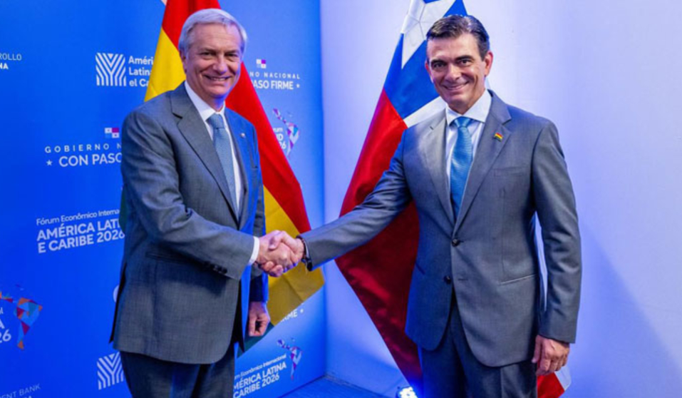 Jos&eacute; Antonio Kast y Rodrigo Paz.