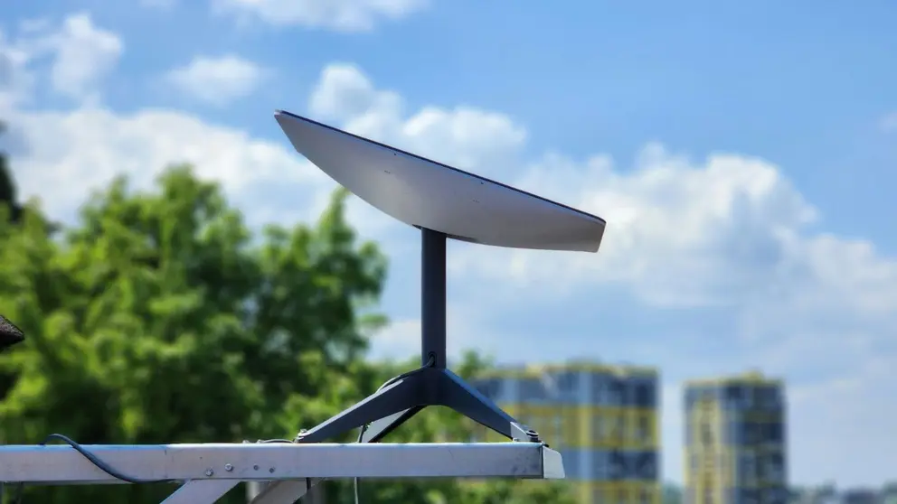 Antena de Starlink.