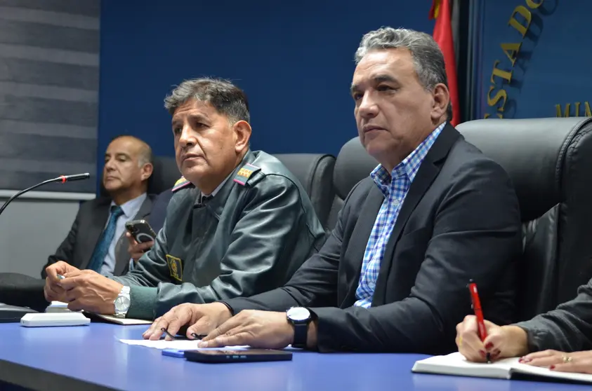 Marcelo Salinas, ministro de defensa.