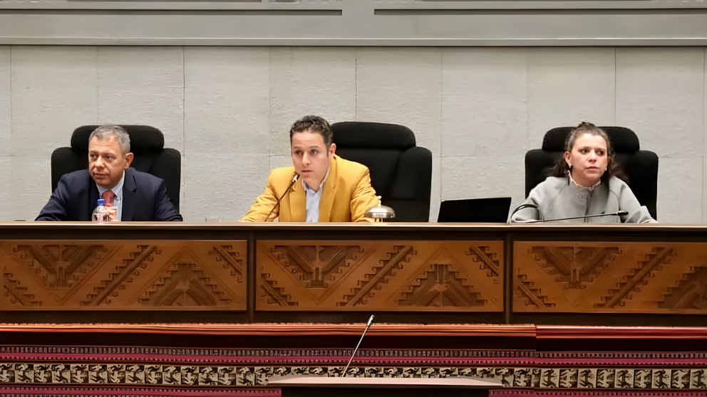 Edman Lara en la Asamblea Legislativa (Foto: Radio Panamericana)