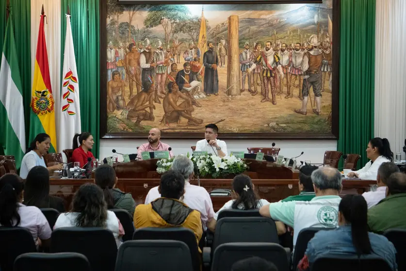 Concejo Municipal de Santa Cruz. (Foto: RR. SS.).