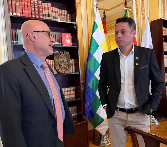 Jos&eacute; Luis Lupo y Edman Lara.