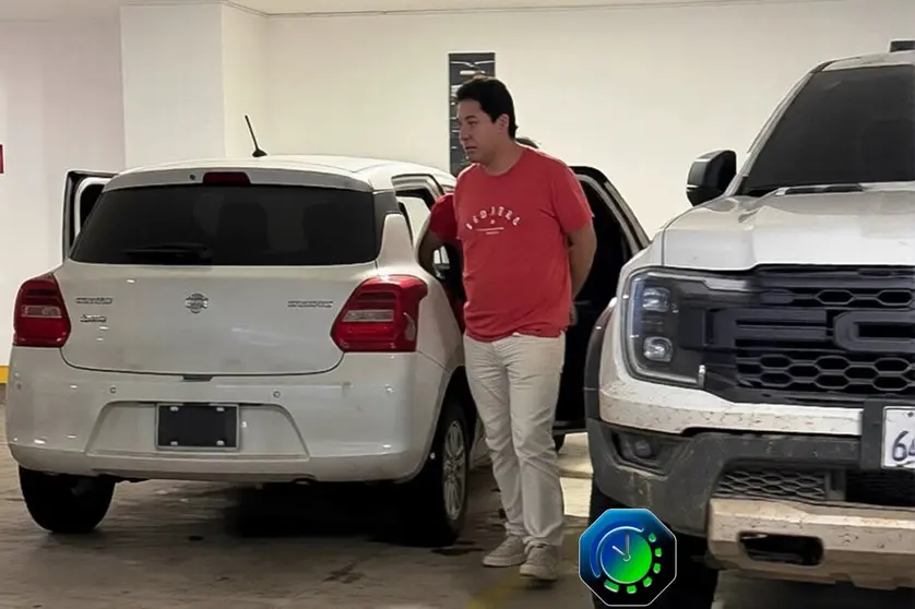 Marcelo Arce Mosqueira detenido.