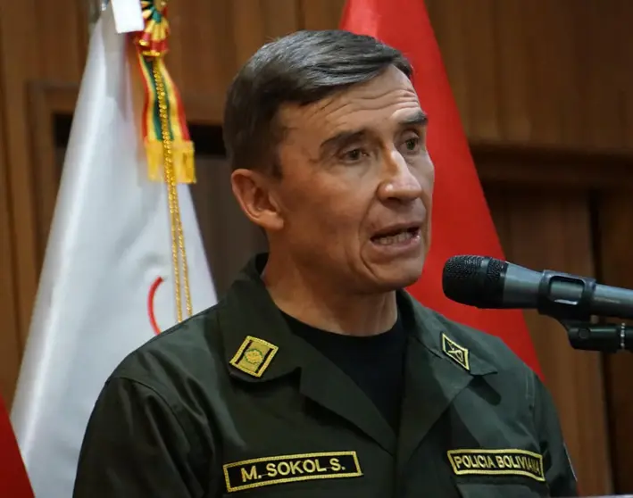 Mirko Sokol, comandante de la Polic&iacute;a.