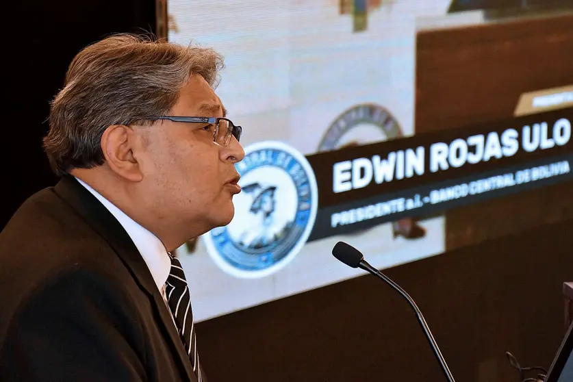 Edwin Rojas, expresidente BCB.
