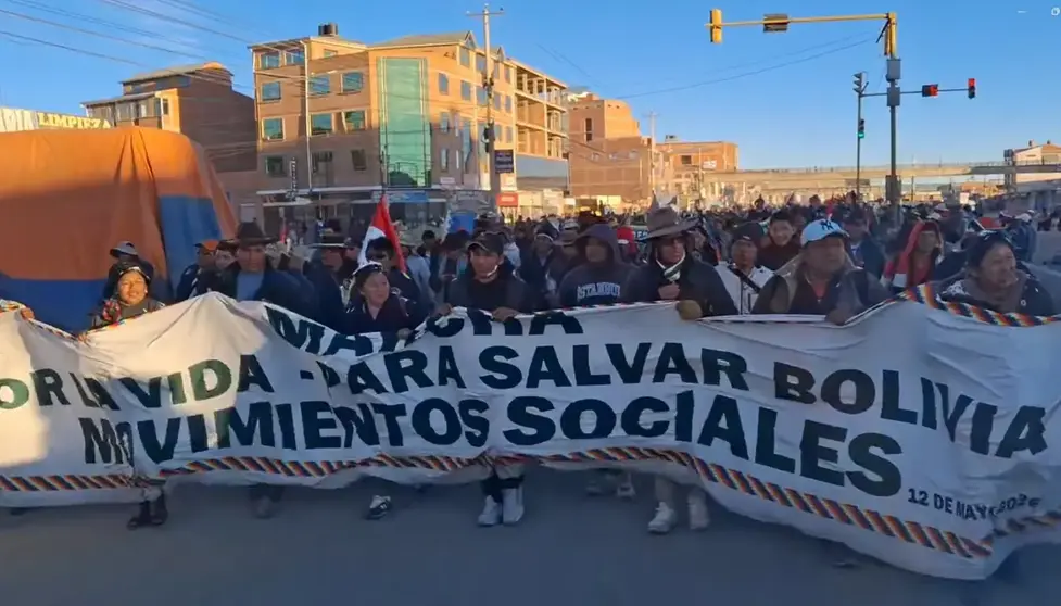 Marcha evista.