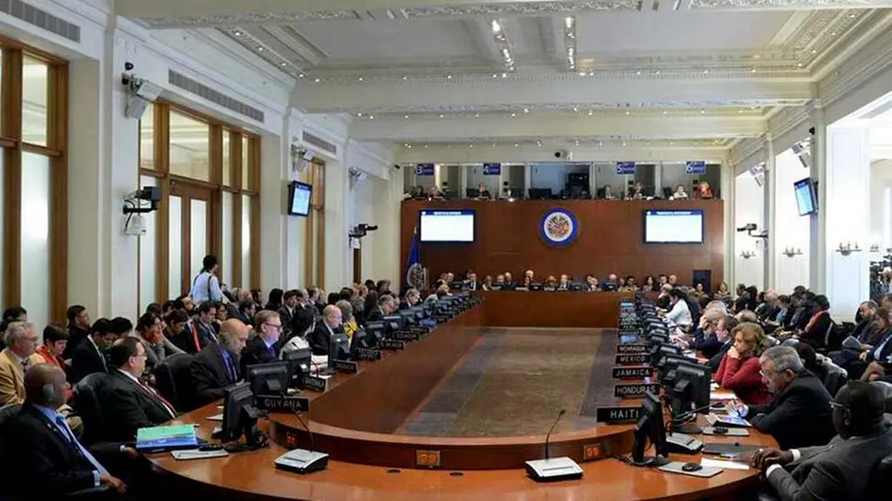 Reuni&oacute;n OEA.