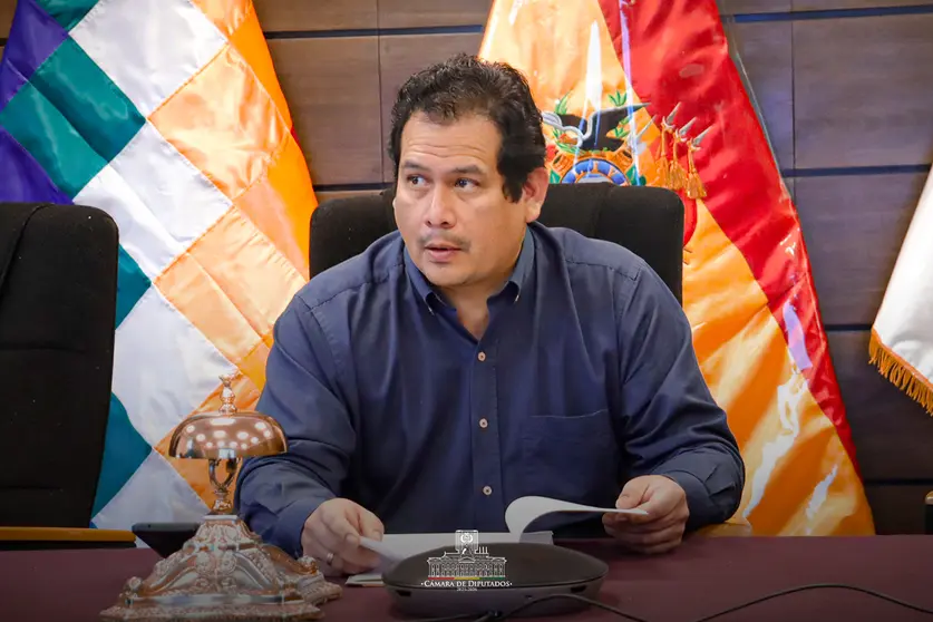 Diputado Roberto Julio Castro Salazar, presidente de la C&aacute;mara de Diputados de Bolivia (Foto: C&aacute;mara de Diputados)