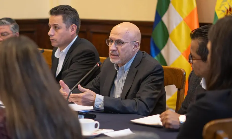 Ministro de la Presidencia, Jos&eacute; Luis Lupo y Vicepresidente Edman Lara (Foto: Ministerio de la Presidencia)