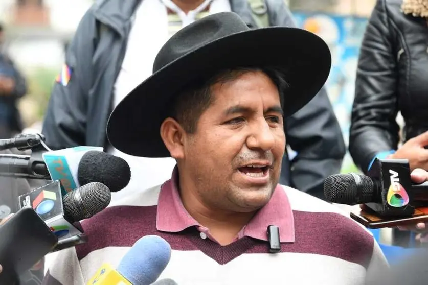Mario Se&ntilde;a, exdirigente de la CSUTCB (Foto: La Voz de Tarija)