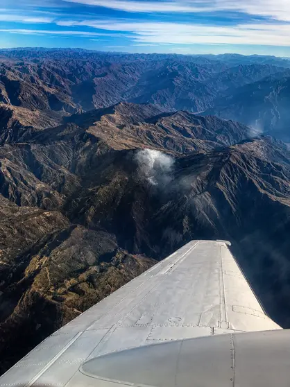 Incendios en Tarija (Foto: Ministerio de Defensa, optimizada por Panamericana)