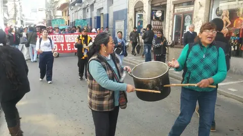 Maestros en marcha Foto: LaRaz&oacute;n