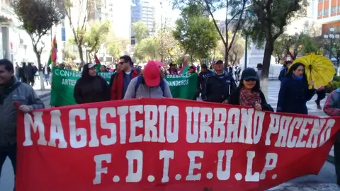 Magisterio en movilizaci&oacute;n