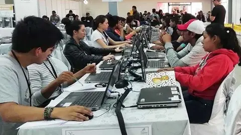 Sala-de-computo-en-la-elecciones-de-Bolivia.-Foto-La-Prensa