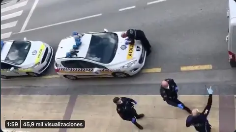 Polic&iacute;a Multa redes