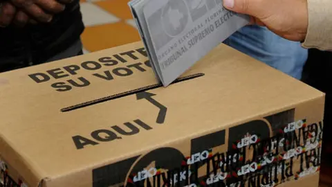 Imagen referencial de elecciones Foto: TSE