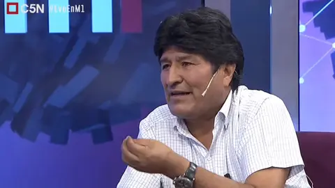 Evo Morales en entrevista con C5N