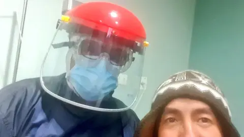 Rafael Quispe recuperado de COVID-19 Foto:Cuenta Twitter Tata Quispe