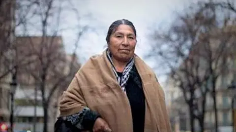 Esther, hermana de Evo Morales Foto: Correo del Sur