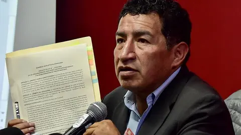 V&iacute;ctor Borda, diputado del Movimiento Al Socialismo (MAS) Foto: AFP