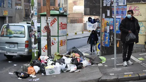 Basura en las calles Foto: RRSS