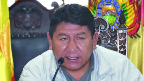 El gobernador de Potos&iacute;, Jhonny Mamani, es uno de los denunciados penalmente. Foto: PaginaSiete