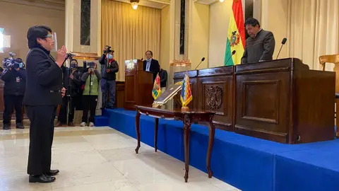 Dina Chuquimia Foto: Vicepresidencia