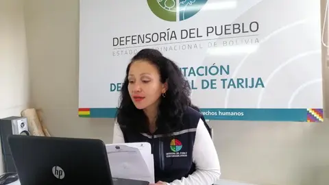 Delegada defensorial en Tarija Carola Romero Pacello Foto: AndaluzTarija