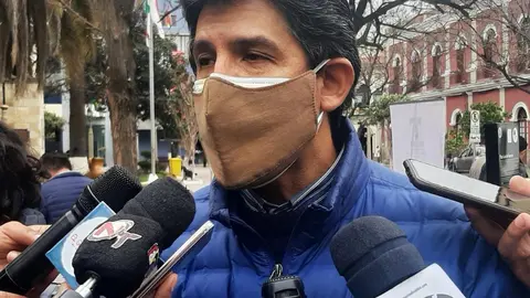 Adri&aacute;n &Aacute;vila, presidente del Comit&eacute; C&iacute;vico de Tarija.(Foto: La voz Tarija).