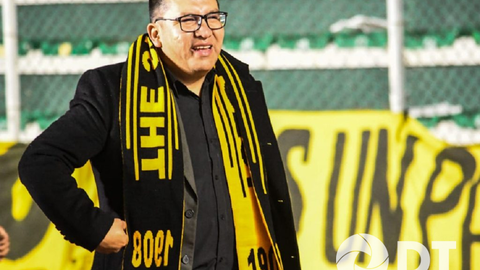 H&eacute;ctor Montes, presidente de The Strongest. (Foto: Deporte Total).