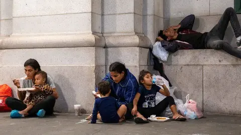 Inmigrantes en Washington. (Foto: BBC Mundo).