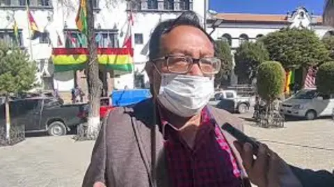 Jaime Flores, asambleista departamental de Potos&iacute;. (Foto. RR. SS.).