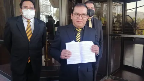 H&eacute;ctor Montes, presidente de The Strongest. (Foto. Sport Bolivia).