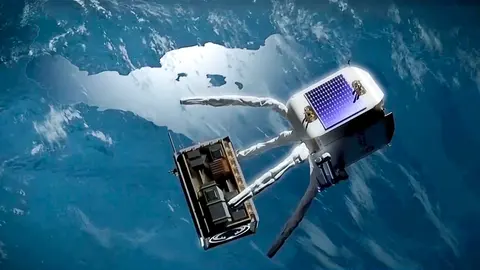 Garra espacial de ClearSpace. (Foto: Yahoo Noticias).