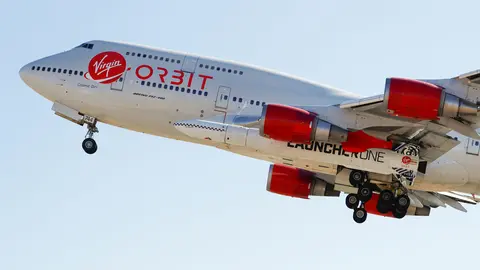 Boeing 747 de Virgin Orbit. (Foto: CNBC).