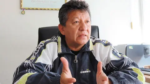 Miguel Rimba, secretario de deportes de Gamea. (Foto: El Alto Digital).