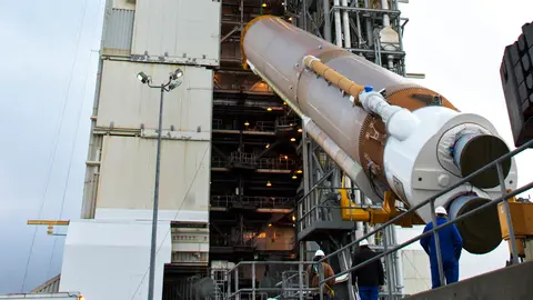 Atlas V, cohete de la NASA. (Foto. NASA).