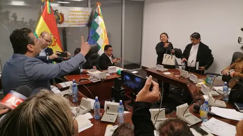 Comisi&oacute;n de Constituci&oacute;n. (Foto: Erbol).