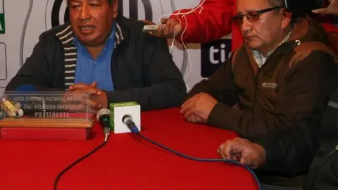 Wilfredo Condori, presidente de Nacional Potos&iacute;. (Foto: El Potos&iacute;).