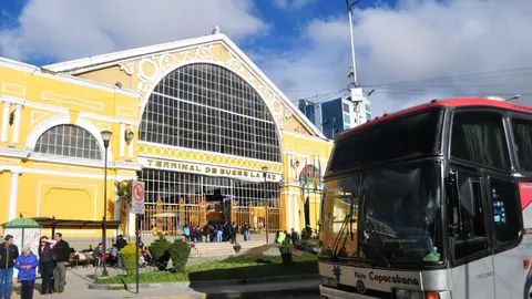 Terminal de buses de La Paz. (Foto: ATB).