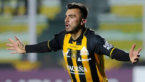 Enrique Triverio, delantero de The Strongest. (Foto: El Gr&aacute;fico).